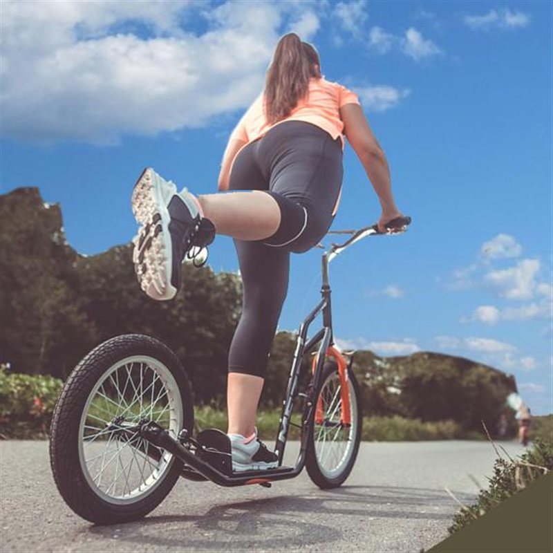 Kickbike in Giethoorn