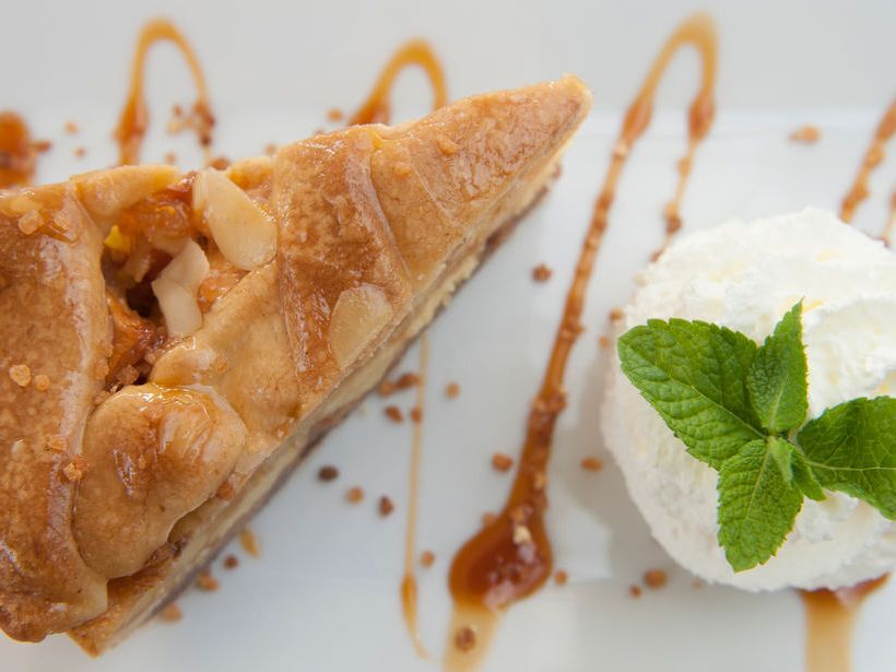 Pastry with a cup of coffee at De Dames van de Jonge