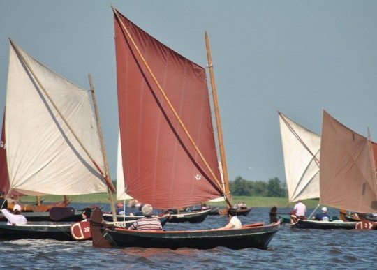sailing in Giethoorn