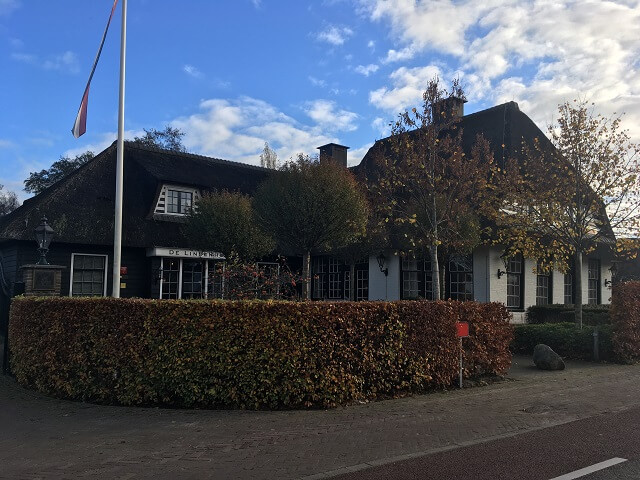 restaurant hotel de Lindenhof in Giethoorn
